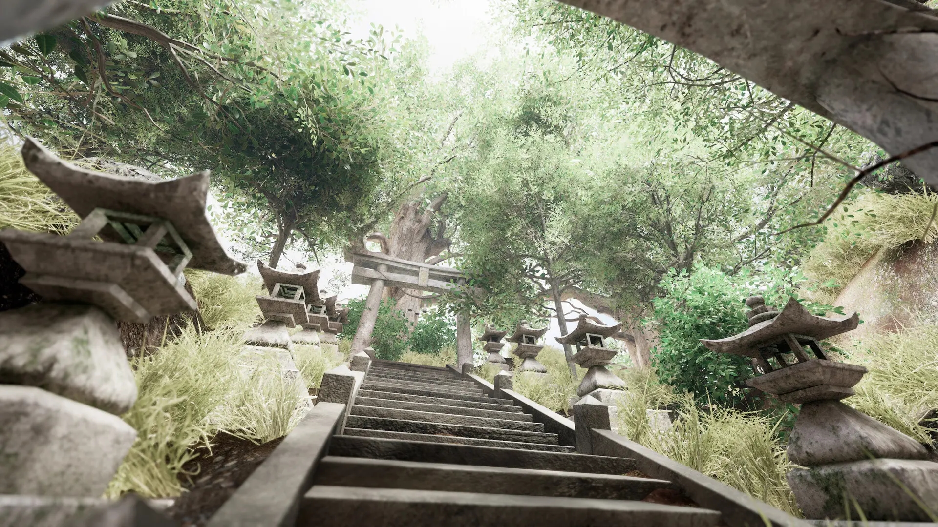 Scenic mountain view at sunrise