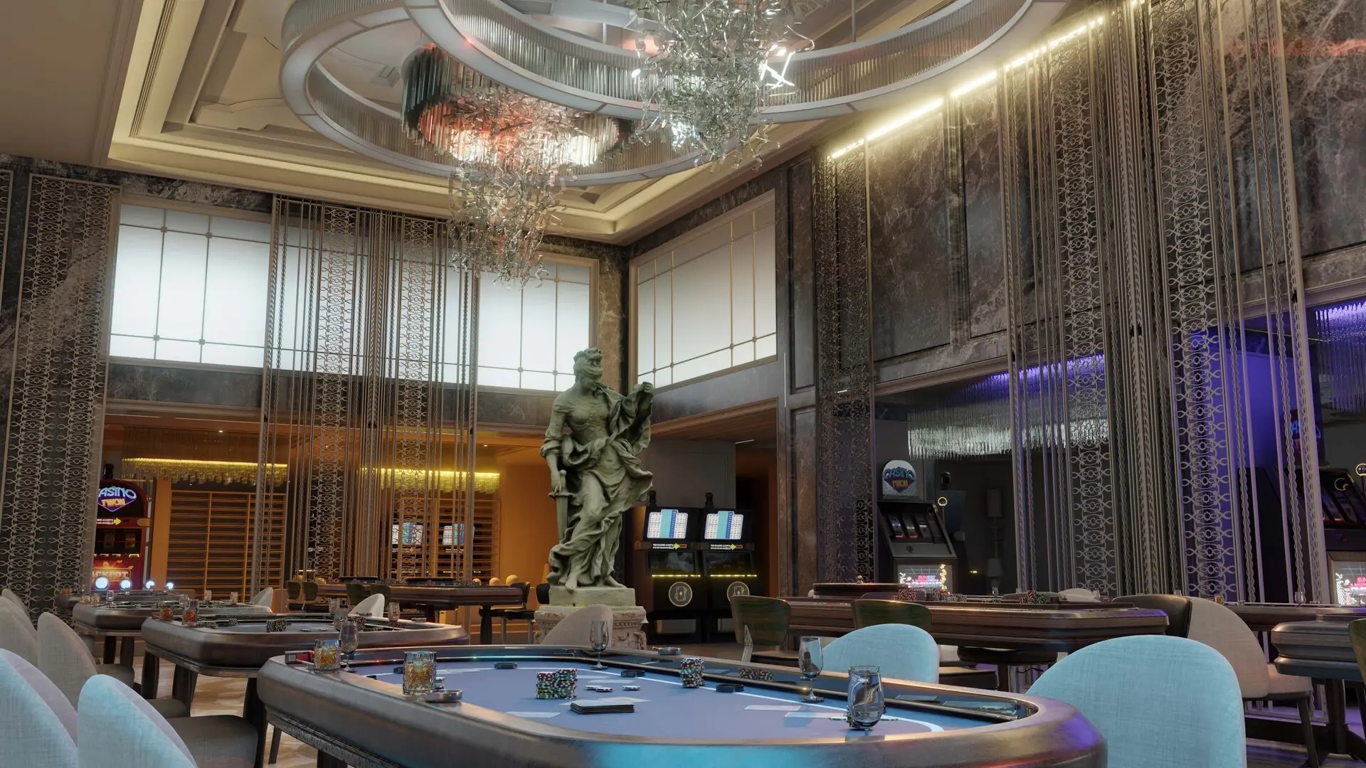 Modern architecture building exterior